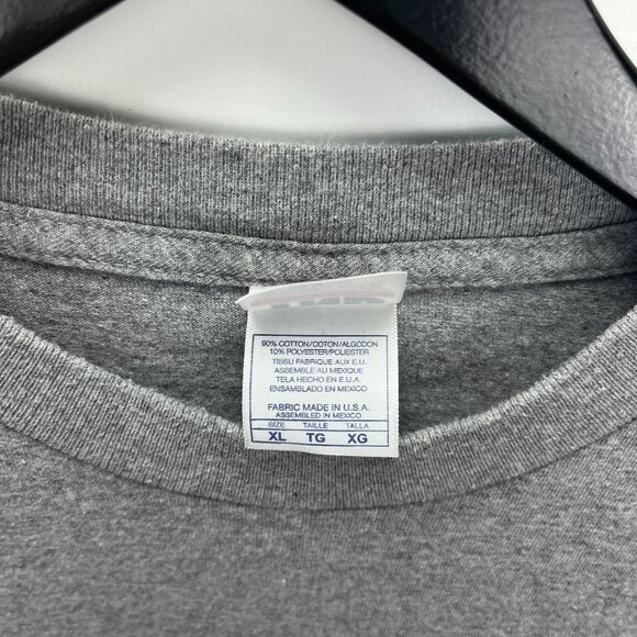 Las Vegas Graphic Tee Large Gray Vintage Y2K Unisex Fit - Picture 14 of 14